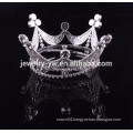 trendy hair accessories crystal full round pageant kings crowns for sale